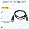 🎬 Cable Mini HDMI a HDMI | 1.5 Metros | ¡Conecta tu Cámara o Tablet! | Grado A 🎬