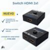 🎮 Switch HDMI 2x1 (4K) | Conecta 2 Consolas/PC a 1 Monitor | Grado A 🎮