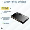 🎮 Switch UGREEN HDMI 3x1 | ¡Calidad Premium y 3 Entradas! | Grado A 🎮