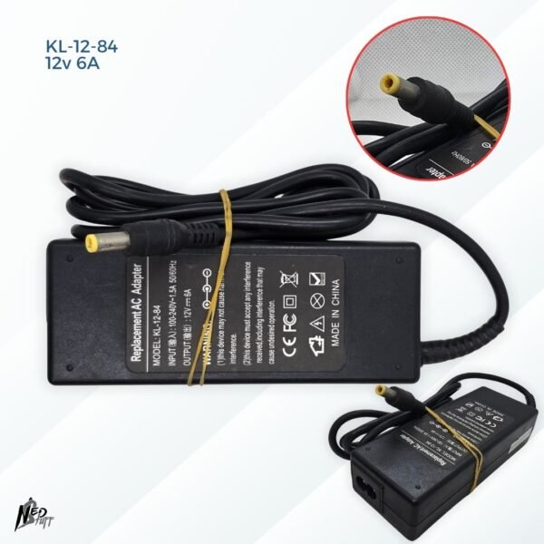🔌 Adaptadores Genéricos 12V DC | ¡Amplia Gama de Amperajes! (1A a 6A) | Grado A 🔌