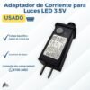 💡 Adaptador de Corriente para Luces LED 3.5V 0.5A | Conector de Rosca | Grado A 💡