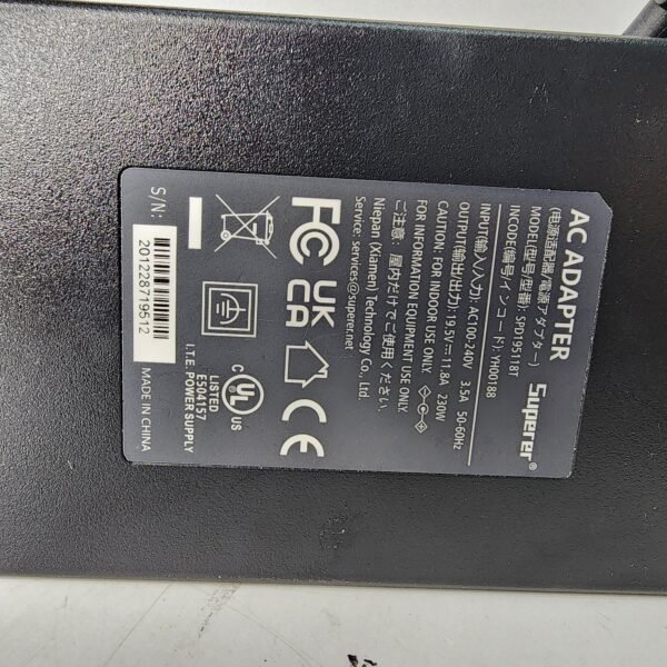 🔥 Cargador Original Acer 230W | ¡Máxima Potencia para Gaming! | Grado A 🔥