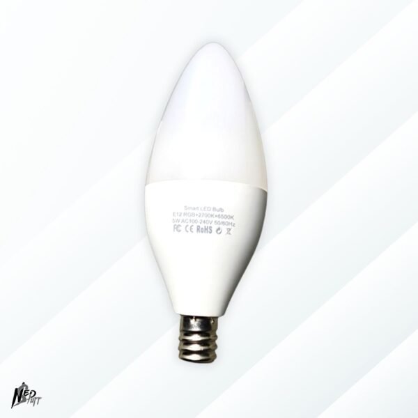 💡 Bombillo Inteligente E12 RGB | Rosca Delgada y Control por Voz (Alexa/Google) | Grado A 💡