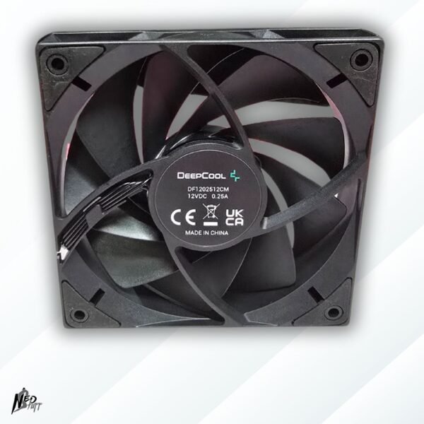 ❄️ Abanico (Fan) para PC DEEPCOOL 120mm | 4 Pines (PWM) | ¡Enfriamiento Silencioso! | Grado A ❄️