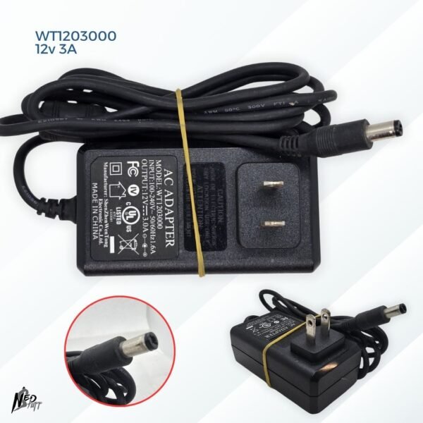 🔌 Adaptadores Genéricos 12V DC | ¡Amplia Gama de Amperajes! (1A a 6A) | Grado A 🔌