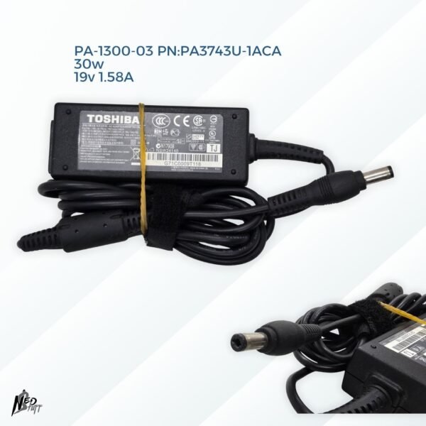 🛡️ Cargador Original Toshiba 19V | ¡Elige 30W, 45W o 65W! | Grado A 🛡️