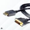 🖥️ Cable DisplayPort a DVI | 1.5m | ¡Conexión Digital y Rápida! | Grado A 🖥️