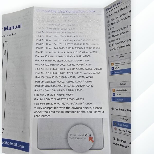 ✍️ Lápiz Digital Activo para iPad | ¡Alternativa Perfecta al Apple Pencil! | Grado A ✍️