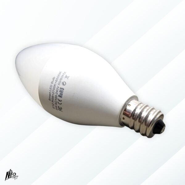 💡 Bombillo Inteligente E12 RGB | Rosca Delgada y Control por Voz (Alexa/Google) | Grado A 💡