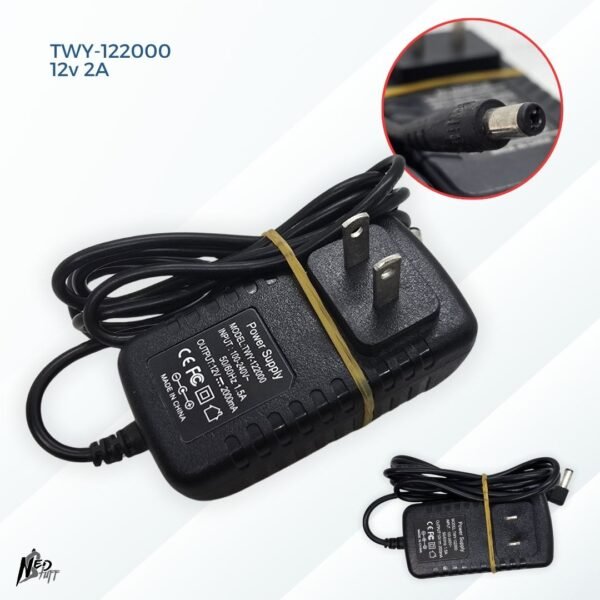 🔌 Adaptadores Genéricos 12V DC | ¡Amplia Gama de Amperajes! (1A a 6A) | Grado A 🔌