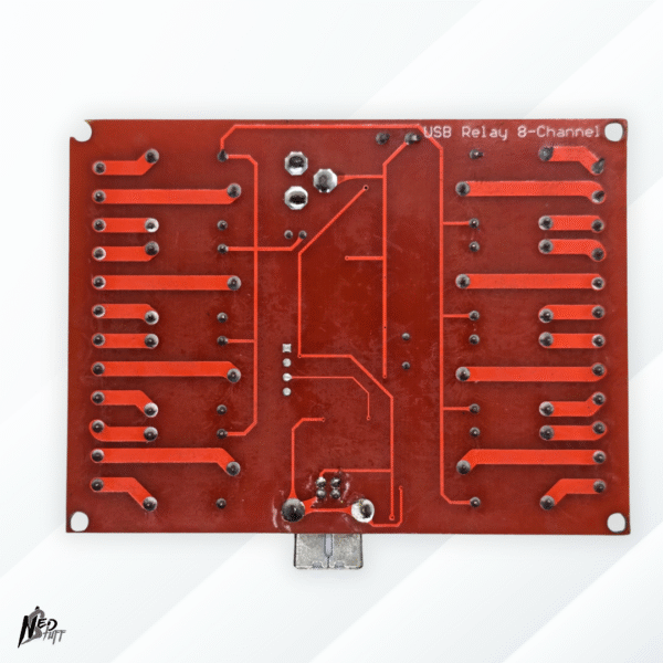 7 ⚙️ Módulo de Relé (Relay) USB de 8 Canales | ¡Controla 8 Dispositivos por PC! | Grado A ⚙️