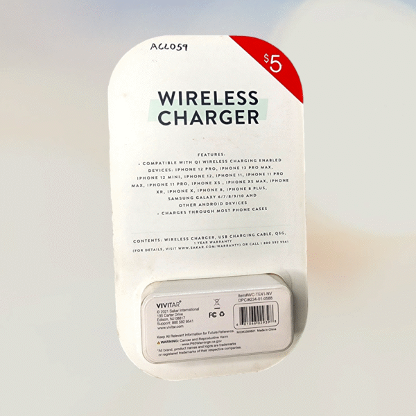 ⚡ Cargador Inalámbrico Qi Universal | ¡Carga Sin Cables! | Grado A ⚡