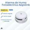 🚨 Alarma de Humo Fotoeléctrica Aegislink | Batería Integrada y Larga Duración | Grado A 🚨