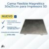 🖨️ Cama Flexible Magnética PEI Texturizada | 30x25 cm | ¡Grado A para ABS/TPU! 🖨️