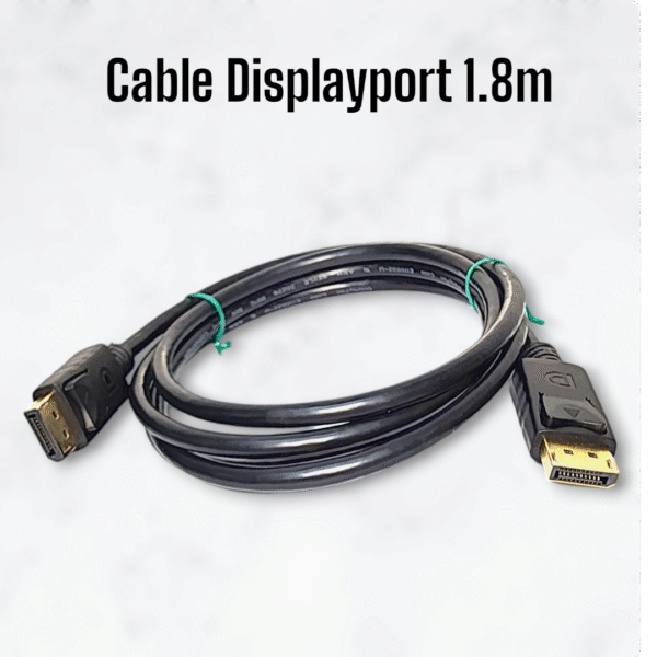 🖥️ Cable DisplayPort a DisplayPort (1.8m) | ¡4K y Alta Tasa de Refresco! | Grado A 🖥️