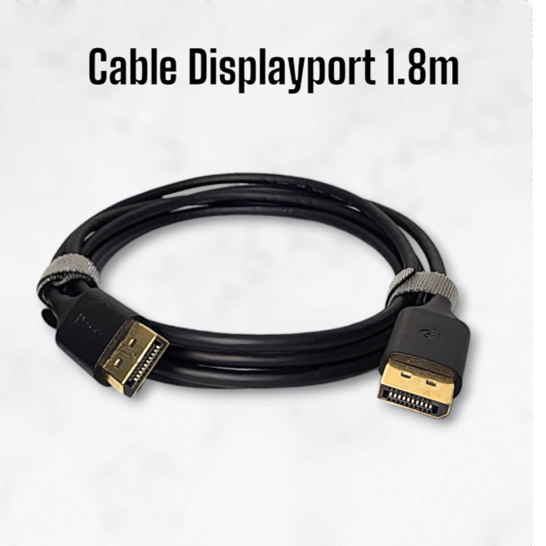 🖥️ Cable DisplayPort a DisplayPort (1.8m) | ¡4K y Alta Tasa de Refresco! | Grado A 🖥️