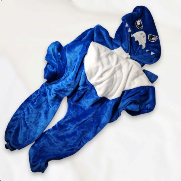 🦈 Pijama Kigurumi de Tiburón Talla L | ¡Disfrázate y Descansa! | Grado A 🦈