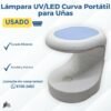 💅 Lámpara UV/LED Curva Portátil para Uñas | ¡Curado Eficiente de Gel! | Grado B 💅