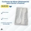 🥄 Cucharas de Nácar (Madreperla) para Caviar o Postres | ¡Elegancia y Neutralidad! | Grado A 🥄