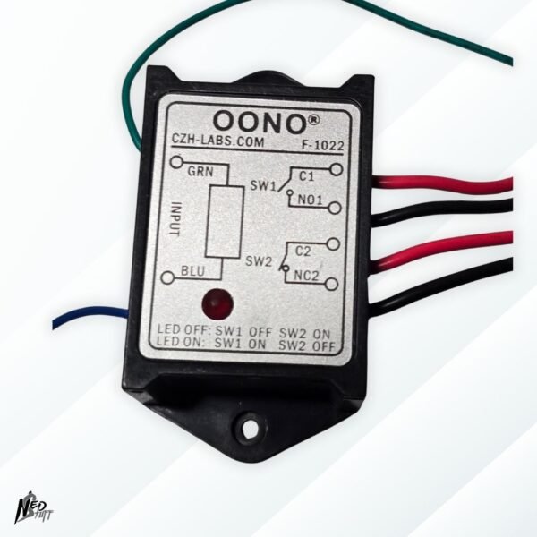 ⚙️ Módulo de Relé OONO F-1022 8A DPST | ¡Control de Alto Amperaje y LED! | Grado A ⚙️