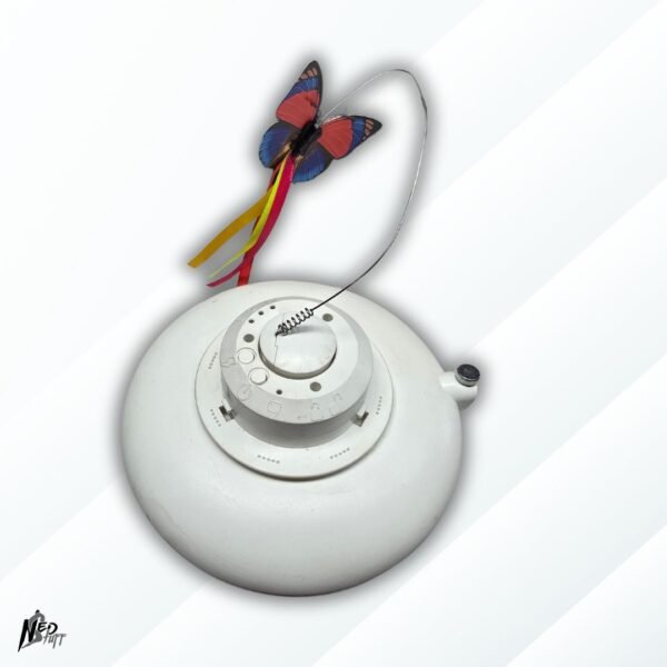 2 🐈 Juguete Interactivo PetSnowy para Gato | ¡Pluma Giratoria Recargable! | Grado B 🐈