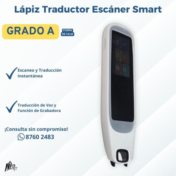 🌎 Lápiz Traductor Escáner Smart | ¡Adiós Barreras del Idioma! | Grado A ✨