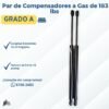 2 💪 Par de Compensadores a Gas de 183 lbs | ¡Potencia tu Portón Trasero! | Grado A 🚗