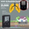 ☢️ Medidor Digital de Gas Radón | ¡Monitoreo Esencial de Calidad de Aire! | Grado B 🏡