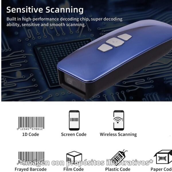 Lector Código de Barras Bluetooth