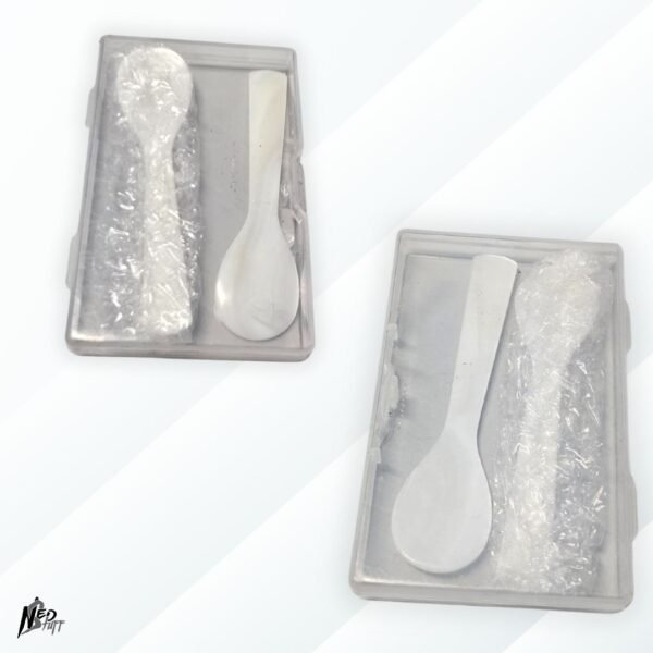 🥄 Cucharas de Nácar (Madreperla) para Caviar o Postres | ¡Elegancia y Neutralidad! | Grado A 🥄