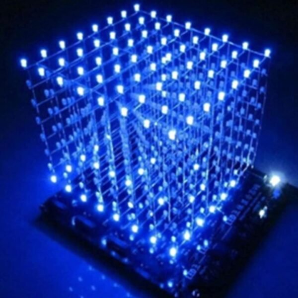 💡 Kit DIY Cubo LED 3D (8x8x8) | ¡Para Proyectos Arduino y Electrónica! | Grado A 💡