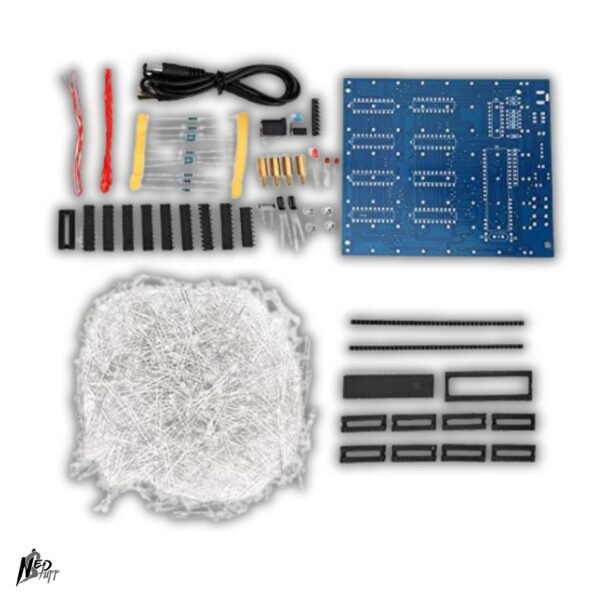 💡 Kit DIY Cubo LED 3D (8x8x8) | ¡Para Proyectos Arduino y Electrónica! | Grado A 💡