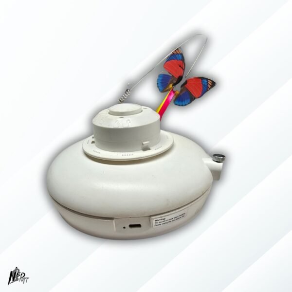 5 🐈 Juguete Interactivo PetSnowy para Gato | ¡Pluma Giratoria Recargable! | Grado B 🐈