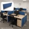 🏢 Panel Divisor de Oficina (154x74cm) | ¡Privacidad y Fácil Montaje! | Grado B 🏢