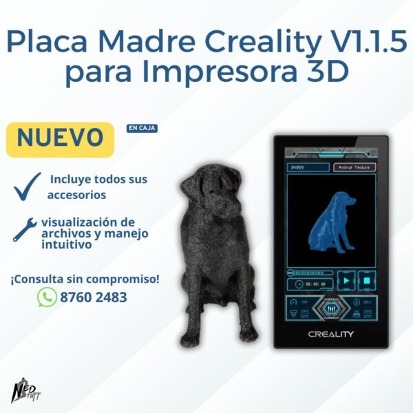 LIQ106 🖥️ Pantalla Táctil CREALITY 3D Pad | ¡Upgrade con Visualización y Control Intuitivo! | Grado A 🖥️