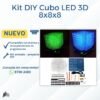 💡 Kit DIY Cubo LED 3D (8x8x8) | ¡Para Proyectos Arduino y Electrónica! | Grado A 💡