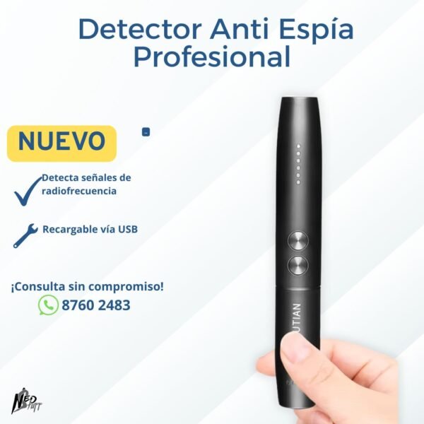 🕵️ Detector Anti Espía Profesional RF | Cámaras Ocultas y GPS | ¡Grado A! 🔒