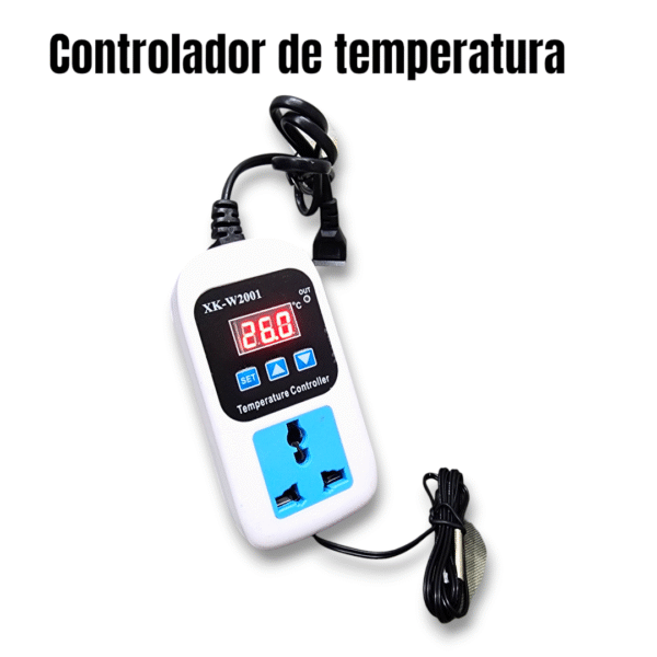 🌡️ Controlador de Temperatura Digital GAQQEE XK-W2001/W2022 | ¡Enchufe Directo! | Grado A 🌡️