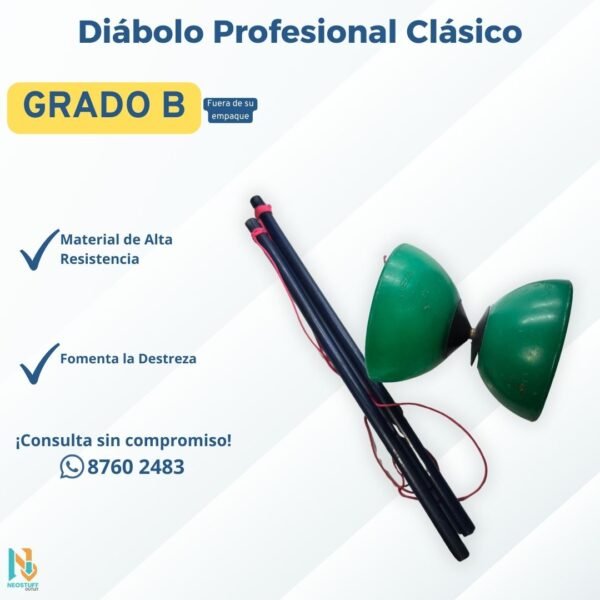 2 🤹 Diábolo Profesional Clásico | Kit Completo de Malabares | Grado B ✨