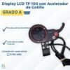 2 🛴 Display LCD TF-100 con Acelerador de Gatillo | 36V | ¡Nuevo! ✨