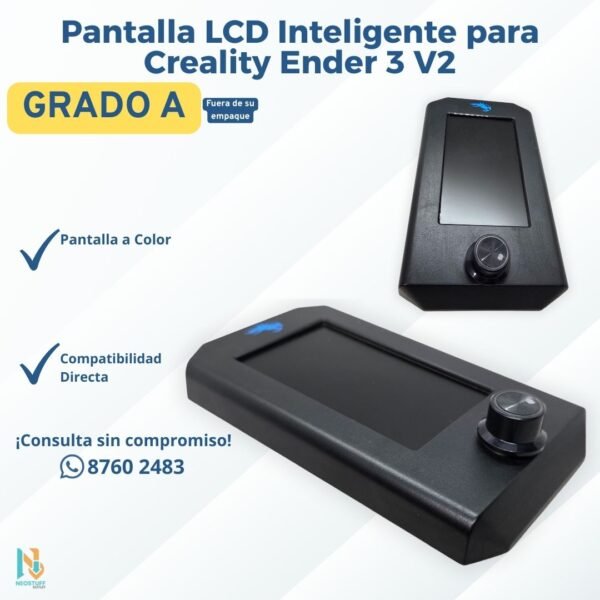 🖥️ Pantalla LCD Inteligente para Creality Ender 3 V2 | ¡Nueva! | Grado A ✨