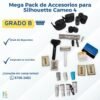 🎨 Mega Pack de Accesorios para Silhouette Cameo 4 | Cuchillas Kraft, Rotatoria y Más | ¡Kit Pro! ✨