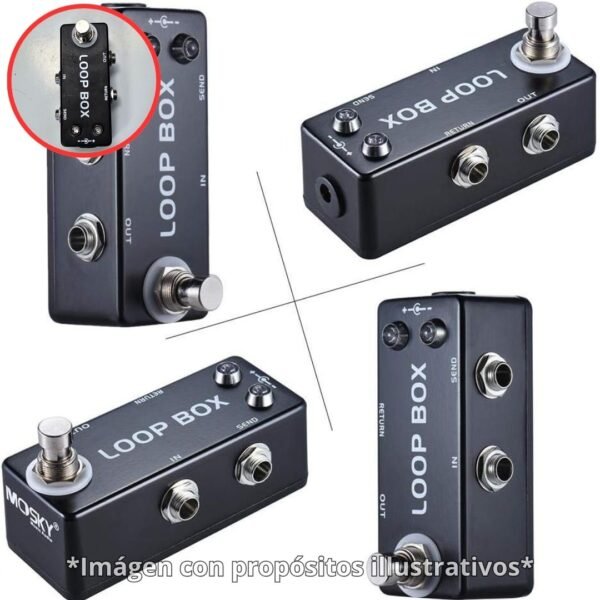 3 Pedal LoopBox Guitarra