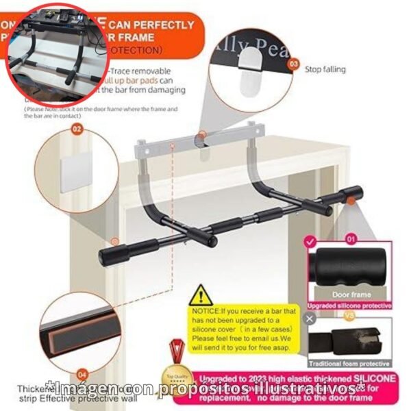 🏋️ Barra de Dominadas Ally Peaks para Puerta | Acero Reforzado | ¡Nueva! ✨