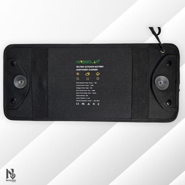 ☀️ Panel Solar Cargador de Baterías 18V/10W | Portátil & Exterior | Grado B 🔋