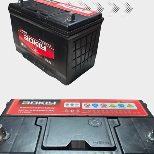 4 🔋 Batería Aokly 12V 80Ah | Libre Mantenimiento | Grado B 🚗