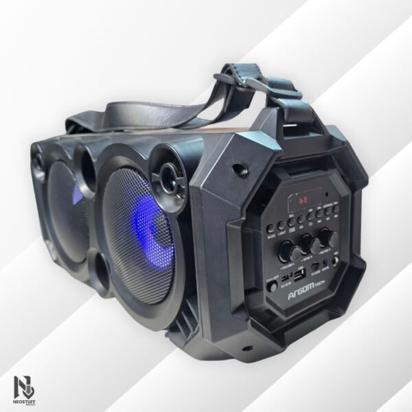 🔊 Parlante Inalámbrico Argom Slambox LED | Potencia Portátil | Grado B 🎶