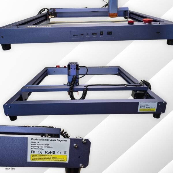 6 🏗️ Grabadora y Cortadora Láser Jiccoda L1 10W | Kit Completo con Base Panal | ¡Excelente Estado! ✨