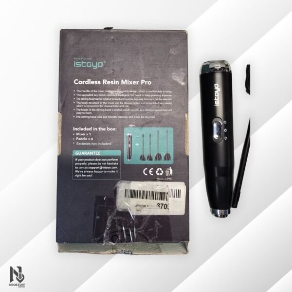6 🎨 Mezclador de Resina Inalámbrico ISTOYO Pro | ¡Nuevo en Caja Abierta! ✨