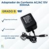 2 🔌 Adaptador de Corriente AC/AC 15V 300mA - YL-1500300E 🔌
